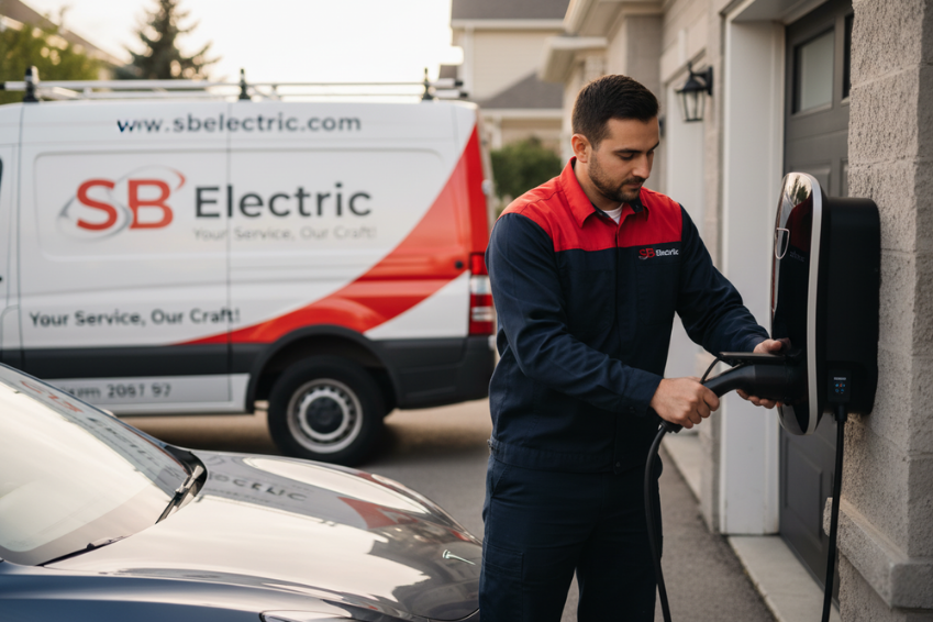 EV charger installation
